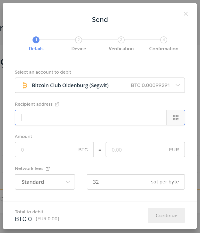 Ledger senden Ledger senden